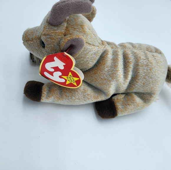 Rare Ty Beanie Original Baby Goatee Retired Vintage 1998 Tag Errors Miss Printed - Picture 2 of 9